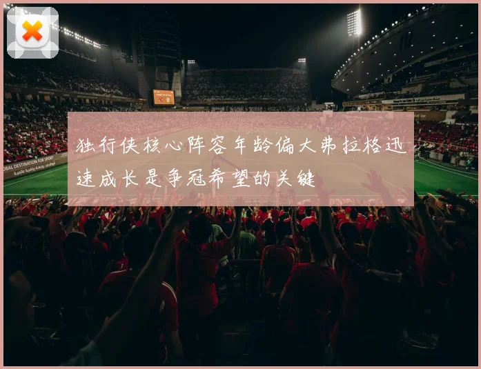 独行侠核心阵容年龄偏大弗拉格迅速成长是争冠希望的关键